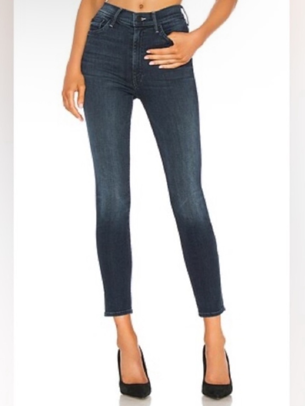 MOTHER The Swooner Ankle Jean in Squeeze Play